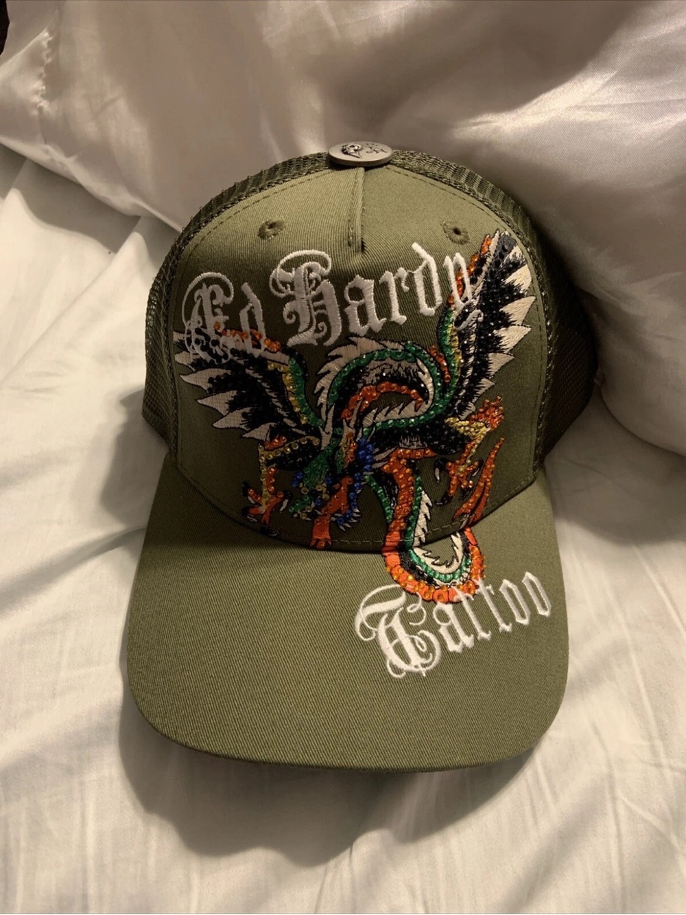 Ed hardy unisex tattoo adjustable hat
